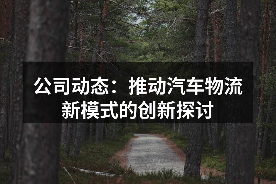 智能化物流系统的实施现场